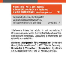 Carica l'immagine nel visualizzatore di Gallery, GymBeam Integratore di HMB, Metabolito Attivo dell'Amminoacido Essenziale Leucina, Utile per la Sintesi Proteica, Integr