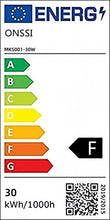 Carica l'immagine nel visualizzatore di Gallery, ONSSI Faretto da binario LED 30W Monofase G8002 Bianco Neutro 3000lm LED
