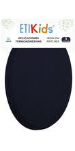 Carica l'immagine nel visualizzatore di Gallery, Set 6 Toppe Termoadesive Blu Navy - Facile da Stirare e Resistenti al Lavaggio - Ginocchiere per proteggere vestiti - Ve