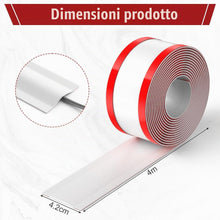 Carica l'immagine nel visualizzatore di Gallery, OSDUE Piatto Canalina Passacavi, 4m×4.2cm per Cavi Pavimento Della Parete