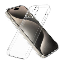 Carica l'immagine nel visualizzatore di Gallery, CAPTOR Cover Trasparente per iPhone 15 Pro Max, Custodia TPU in Silicone Morbida e Sottile, Alta Qualità con Bordo Rialz