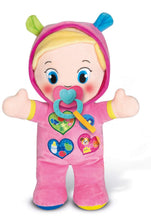 Carica l'immagine nel visualizzatore di Gallery, Baby Clementoni - Alice, la Mia Prima Bambola, Peluche Bambini 10+ Mesi, Centro Attività con Ciuccio e 3 Tasti per Imparare Forme, Numeri, Colori, Parole e Versi degli Animali, Lingua Italiana, 17201