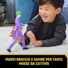 Carica l'immagine nel visualizzatore di Gallery, dc comics | Batman | Personaggio Joker in Scala 30 cm con Decorazioni Originali e 11 Punti di articolazione - Giocattoli per Bambini e Bambine dai 3 Anni