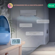 Carica l'immagine nel visualizzatore di Gallery, NOUS E6 Sensore di temperatura, termometro intelligente igrometro, sensore di temperatura ZigBee digitale Alexa ZigBee T