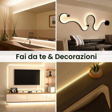 Carica l'immagine nel visualizzatore di Gallery, TOPAI Striscia LED COB 24V Ultra Sottile 5mm Bianco Caldo 5 Metri