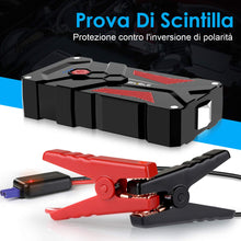 Carica l'immagine nel visualizzatore di Gallery, BIUBLE Avviatore Batteria Auto, 3000A Portatile Avviatore Emergenza per Auto(Adatto a 7.0L Gas o motore diesel 5.5L litri), 12V Jump Starter Booster Power Bank, Torcia a LED