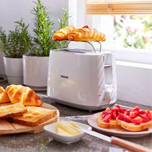 Carica l&#39;immagine nel visualizzatore di Gallery, Philips Viva Collection Tostapane, 2 Fette, 8 Impostazioni, Scongelamento e Scalda Brioche Integrato, Leva di Sollevamento, Auto Spegnimento, Bianco (HD2581/00)