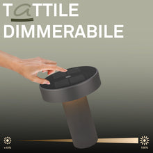 Carica l'immagine nel visualizzatore di Gallery, BRILONER - Poga lampada da tavolo senza fili, pannello solare, touch dimmer continuo, ip44, cavo usb-c, lampada solare d