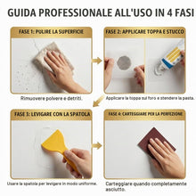 Carica l'immagine nel visualizzatore di Gallery, Stucco Per Muro Bianco Pronto, Veloce in Tubetto, Riempitivo per Crepe, Graffi e Fori, Stucco Bianco Antimuffa Salvamuro