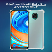 Carica l'immagine nel visualizzatore di Gallery, Cover Trasparente per Xiaomi Redmi Note 9S / 9 Pro / 9 Pro Max, Custodia Resistente in TPU, Anti Urto con Angoli Rinforz