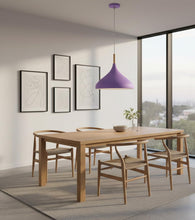 Carica l'immagine nel visualizzatore di Gallery, BEL AIR HOME - Lampada a sospensione BAVIERA 1xE-27 (LAMPADINA NON INCLUSA) Diametro 30 cm in metallo e legno, Altezza r