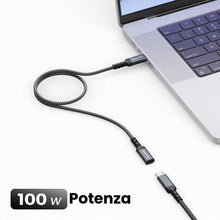 Carica l'immagine nel visualizzatore di Gallery, deleyCON 0,5m Prolunga USB-C 100W Corta per Ricarica Rapida - Cavo PD 3.0 di Ricarica e Dati per iPhone 17 16 Pro Max Ai