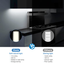 Carica l'immagine nel visualizzatore di Gallery, GRIFEMA GD1001-60 Luce Armadio 115LED con Sensore di Movimento, Luci Notturne Wireless Ricarica USB, Barra Lampada Guardaroba, Senza Fili Luci Scale Emergenza, per Armadio Bar Corridoio Garage (60CM)