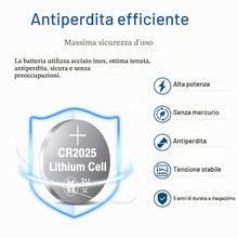Carica l'immagine nel visualizzatore di Gallery, CR2025 Batteria a bottone al litio, 60 pezzi, 3 V, prestazione a lunga durata, per chiavette auto, bilance, piccoli disp