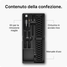 Carica l'immagine nel visualizzatore di Gallery, Fullmosa Cinturino 22mm 20mm 18mm Orologio Acciaio Inox a Sgancio Rapido
