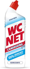 Carica l'immagine nel visualizzatore di Gallery, Wc Net Candeggina Gel Ocean Fresh: Detergente WC Azione Sbiancante 700ml x3