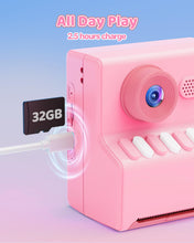 Carica l'immagine nel visualizzatore di Gallery, Macchina Fotografica Bambini Istantanea Rosa: HODDRCCN Macchina Fotografica Istantanea Bambini - Registrazione Video 108
