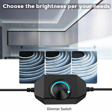 Carica l'immagine nel visualizzatore di Gallery, 12V 24V Striscia LED Dimmer COB LED Controller Switch Controller regolabile per bianco caldo/bianco freddo/UV singolo co