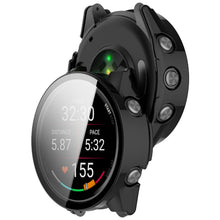 Carica l'immagine nel visualizzatore di Gallery, GIOPUEY Cover Compatibile con Garmin Forerunner 170, [2 Pezzi] Pellicola Protettiva Vetro + Cornice in Plastica Rigida C