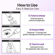 Carica l'immagine nel visualizzatore di Gallery, numbuzin No.9 Eye Cream | NAD+ Retinol Volumetox Eye Cream | Firming, Wrinkles, Fine Lines, Dark Circles, Puffy | Peptid