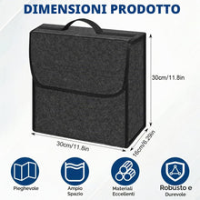 Carica l'immagine nel visualizzatore di Gallery, Organizer per Bagagliaio Auto in Feltro, 30*16*30cm Organizer Auto