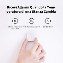 Carica l'immagine nel visualizzatore di Gallery, Aqara Sensore Temperatura Umidità Zigbee, RICHIEDE AQARA HUB