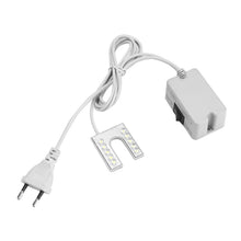 Carica l'immagine nel visualizzatore di Gallery, Lampada per macchina da cucire, lampada flessibile a collo di cigno a LED con base magnetica per macchina da cucire 110-