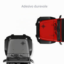 Carica l'immagine nel visualizzatore di Gallery, 2 Pezzi Adesivo Rosa dei Venti Diverse Dimensioni (25cm 20cm 15cm 10cm) – Adesivi per Camper Auto Moto Fuoristrada Reneg