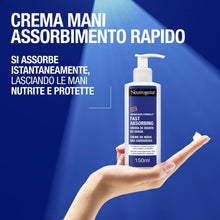 Carica l'immagine nel visualizzatore di Gallery, Neutrogena Formula Norvegese Crema Mani Assorbimento Rapido, 150 ml