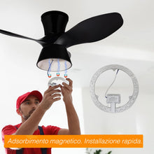 Carica l'immagine nel visualizzatore di Gallery, Voltix Corina Circolina Modulo LED di Ricambio Circolare 18W, 220V, Luce Fredda 6500K Ultra Slim per Plafoniere a Calami