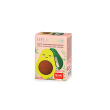 Carica l'immagine nel visualizzatore di Gallery, Legami - Temperino con Gomma, Contenitore svuotabile, Cancellatura morbida e pulita, 4x5,7 cm, Tema Avocado