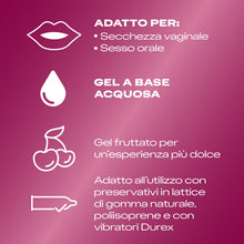 Carica l'immagine nel visualizzatore di Gallery, Durex Very Cherry, Gel Lubrificante Intimo, Aromatizzato alla Ciliegia, 50 ml