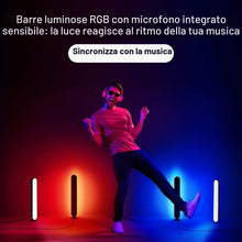 Carica l'immagine nel visualizzatore di Gallery, ThreeH Barra luminosa RGB Lampada da tavolo a LED per TV da gioco Retroilluminazione USB alimentata con APP e telecomand