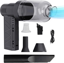 Carica l'immagine nel visualizzatore di Gallery, Squado - Ventola Turbo Portatile Ricaricabile, Motore Brushless 130.000 giri/min, Soffio fino a 52 m/s, 200 W, Batteria 