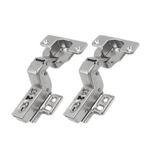 Carica l'immagine nel visualizzatore di Gallery, LOOTICH 95 Grado Battuta Interna Forte Cerniere 40mm con Ammortizzatore per Porte Pesanti e Spesse Soft Close Cerniera per Cucina Armadio Porta Ante Mobili Paracolpi 2 Pezzi