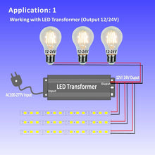 Carica l'immagine nel visualizzatore di Gallery, 12V LED E27 Lampadina a Vite,6W Bassa Tensione Bianca Fredda 5000K,A60 6W E27 Lampadine AC/DC 12-24V Retrò E27 Luci LED 