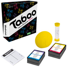 Carica l'immagine nel visualizzatore di Gallery, Hasbro Taboo classico, gioco di società con parole da indovinare per adulti e adolescenti, gioco da tavolo per 4 o più giocatori dai 13 anni in su