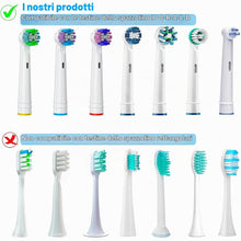 Carica l'immagine nel visualizzatore di Gallery, 4 Pezzi Coprire la Testina dello Spazzolino Elettrico Compatibile con Oral b &amp; iO BUniversale Copri Testine, Custodia Sp