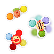 Carica l'immagine nel visualizzatore di Gallery, Fousenuk 3 Pezzi Spinner Bambini, Gioco Giochi Seggiolone Ventosa, Ventosa Spinner Giocattoli, Giocattolo per Ventosa, Ventose Girevoli Giocattoli per Bambini,Giocattoli Sensoriali per Bambini