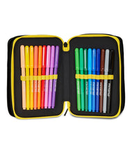 Carica l'immagine nel visualizzatore di Gallery, Seven Astuccio Scuola 3 Scomparti, PIKACHU - POKEMON, Giallo Rosso - Portapenne Multi Scomparto Con Matite, Penne e Colori