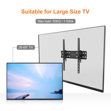 Carica l'immagine nel visualizzatore di Gallery, GRIFEMA GB1004-2 Supporto TV Parete Inclinabile, Ultra Sottile Staffa TV per Molti Televisori da 26-65 Pollici a LED, LCD, OLED, Plasma e Curvi, Fino a 50 kg, Max VESA 400 x 400 mm, nero