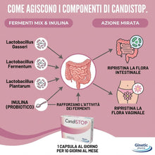 Carica l'immagine nel visualizzatore di Gallery, Candistop, Integratore CANDIDE Recidive - Ripristina Flora Batterica e Vaginale, con fermenti e INULINA