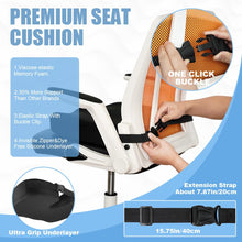 Carica l'immagine nel visualizzatore di Gallery, Ainiv Cuscino del Sedile in Memory Foam, Cuscino del Coccige Antiscivolo Regolabile per Seggiolino Auto, Sedia da Ufficio o Sedia, Adatto per Alleviare il Dolore Alla Schiena, All'anca e al Coccige