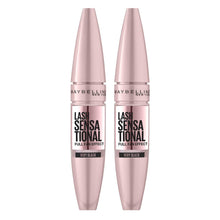 Carica l'immagine nel visualizzatore di Gallery, Maybelline New York Mascara Ciglia Sensazionali, Volumizzante, Effetto Ventaglio sulle Ciglia, Very Black, Confezione da 2 x 9,5 ml