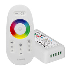 Carica l'immagine nel visualizzatore di Gallery, LIGHTEU®, telecomando LED da 2,4 GHz e controller RF per strisce LED RGBW (RGB+bianco), Miboxer fut027
