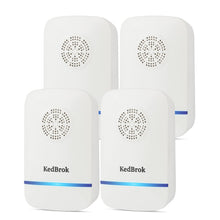 Carica l&#39;immagine nel visualizzatore di Gallery, KedBrok Antizanzare Ultrasuoni 4 Pack, Professionale Repellente Ultrasuoni per Topi da Interno Dissuasore per Zanzare, Topi, Ratti, Insetti, Scarafaggi, Cimici, Formiche, Ragni