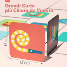 Carica l'immagine nel visualizzatore di Gallery, hahaland Flash Card Montessori Neonato 0 3 6 Mesi, Giochi Neonato 0-3 Mesi