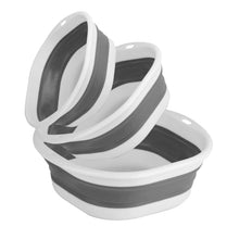 Carica l'immagine nel visualizzatore di Gallery, 3 pezzi Lavandino pieghevole, 3 dimensioni, pieghevole, campeggio, risciacquo, pieghevole, campeggio, ciotola pieghevole