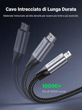 Carica l'immagine nel visualizzatore di Gallery, UGREEN Cavo Hard Disk Micro B a USB 3.0 A 5Gbps Cable Tipo A a B (0.5M)