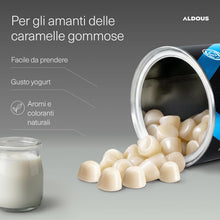 Carica l'immagine nel visualizzatore di Gallery, Vitamina D3 K2 + Calcio - 120 Gummies Vegan Gusto Yogurt - Vitamina D3